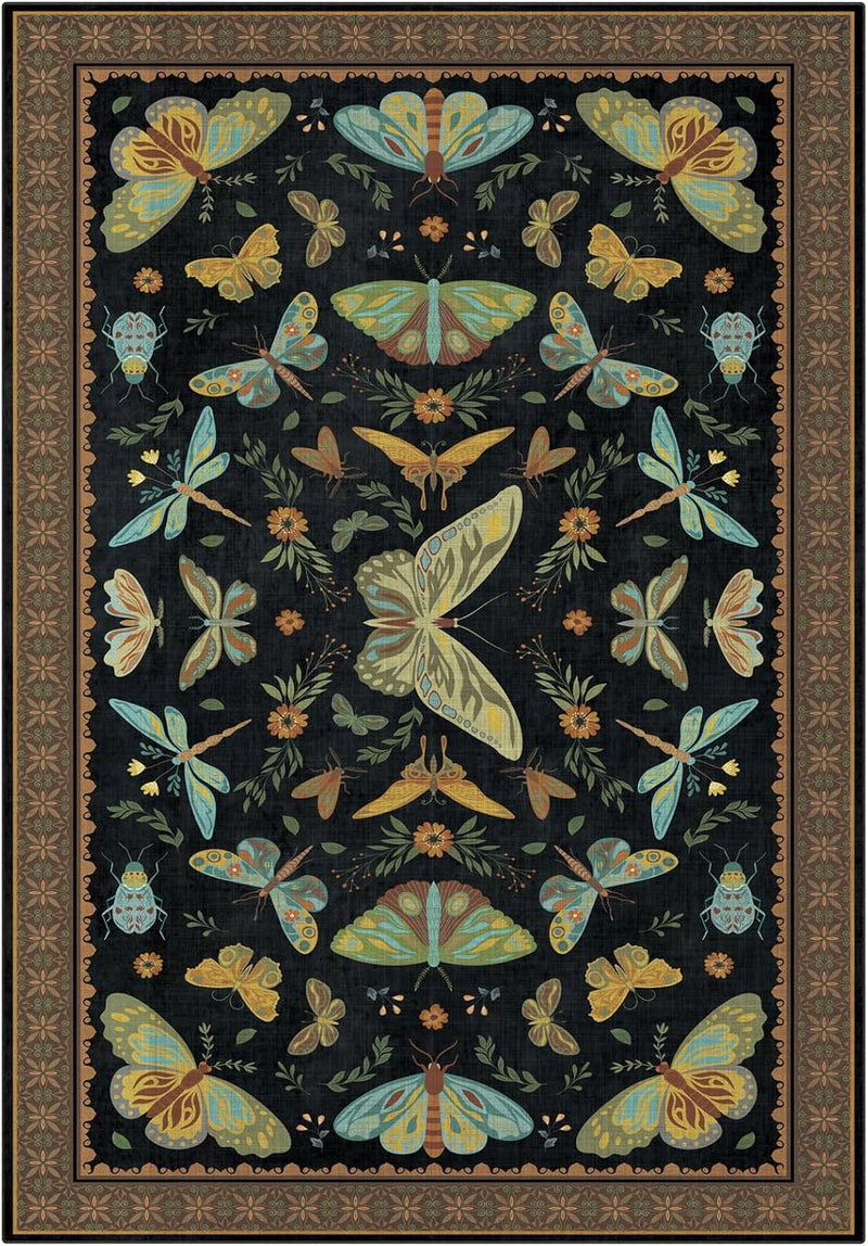 Rug Living Room Soft Washable Non Slip