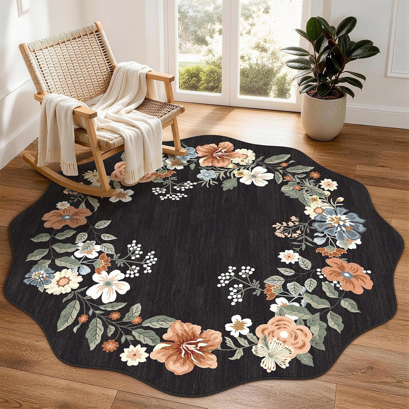 Rug Living Room Soft Washable Non Slip