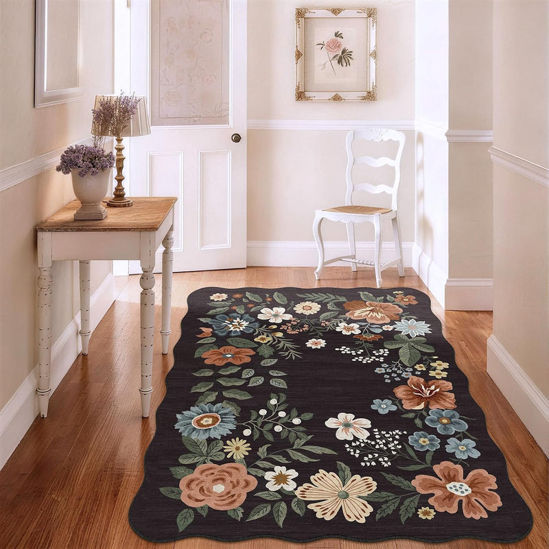 Rug Living Room Soft Washable Non Slip