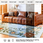 Rug Living Room Soft Washable Non Slip