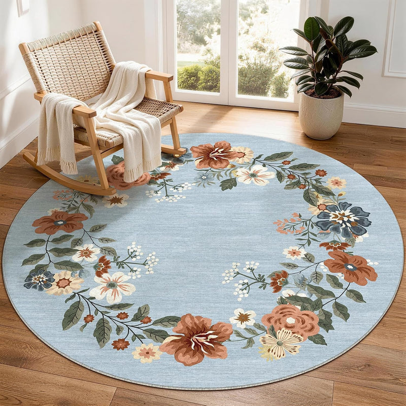 Rug Living Room Soft Washable Non Slip