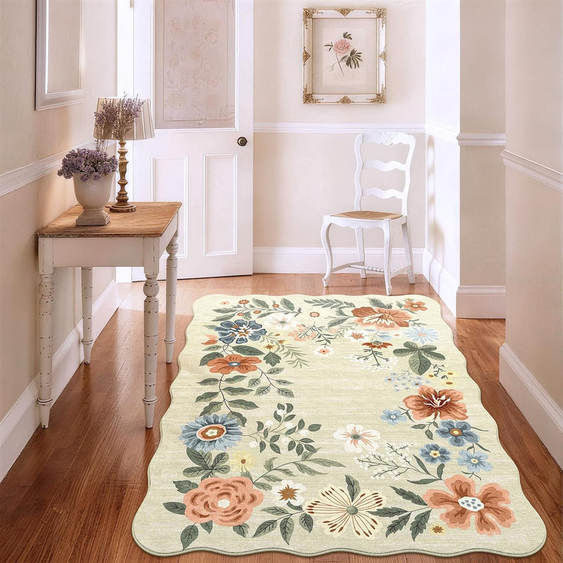 Rug Living Room Soft Washable Non Slip