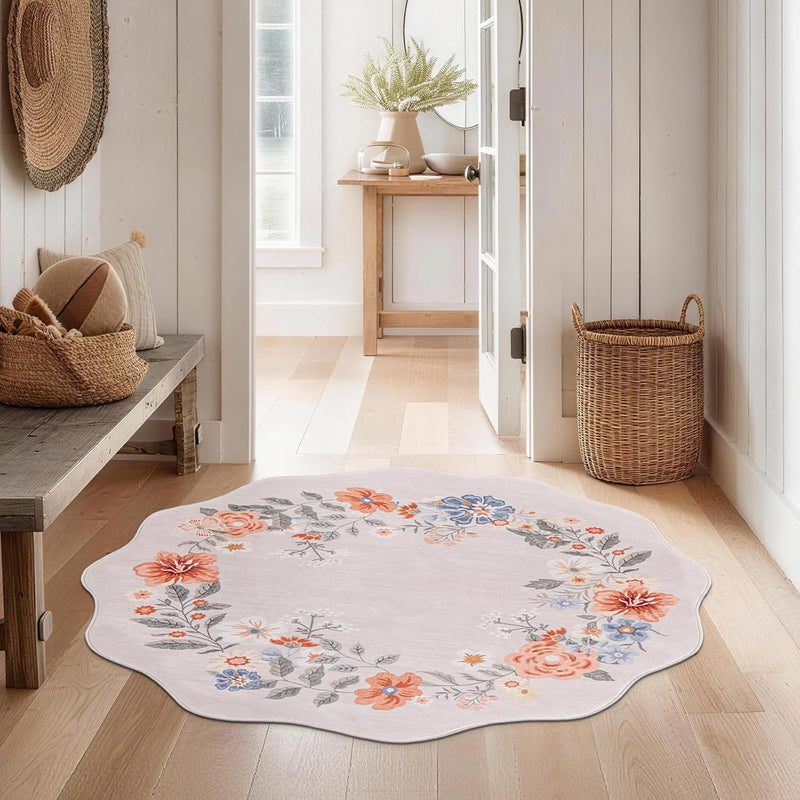 Rug Living Room Soft Washable Non Slip