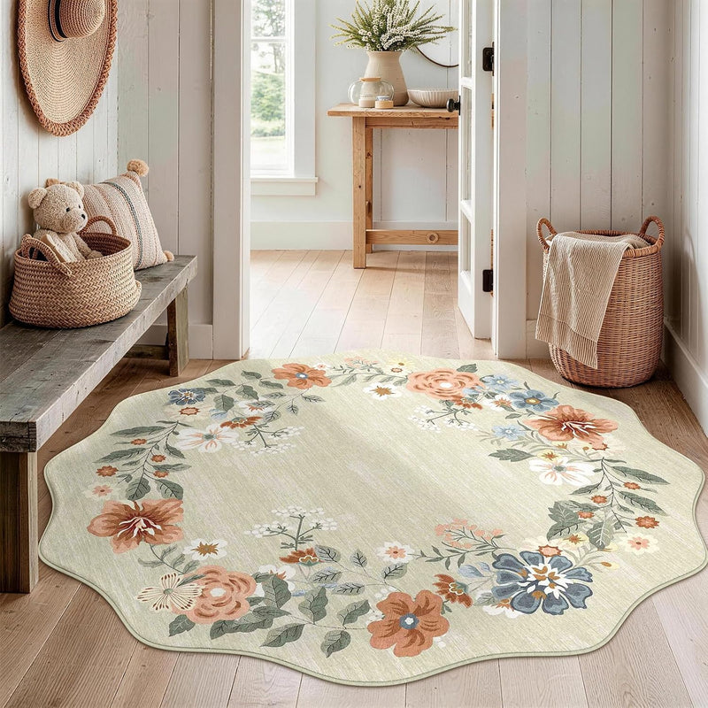 Rug Living Room Soft Washable Non Slip