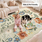 Rug Living Room Soft Washable Non Slip