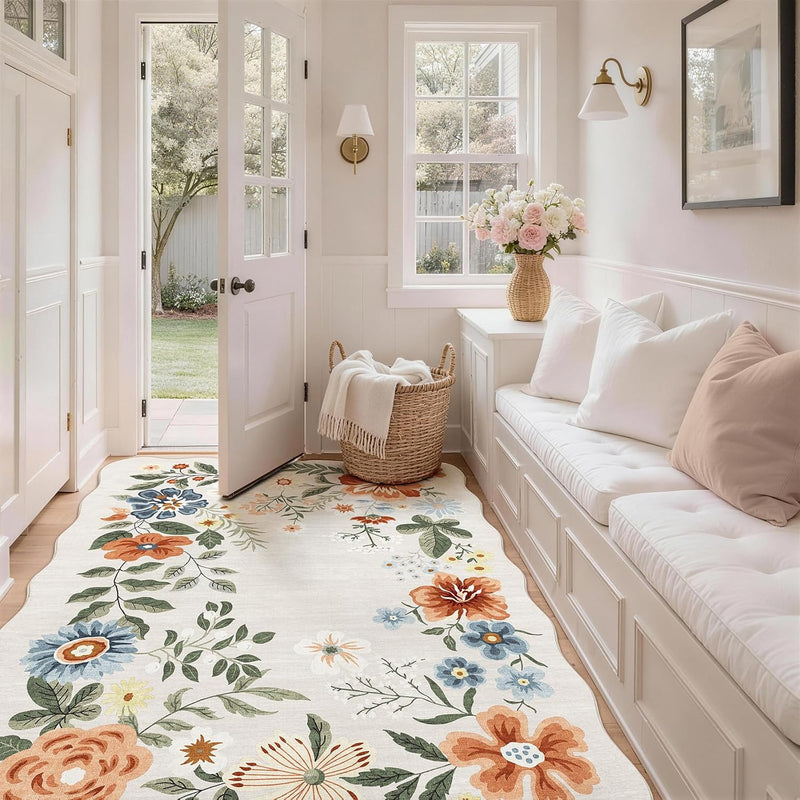 Rug Living Room Soft Washable Non Slip