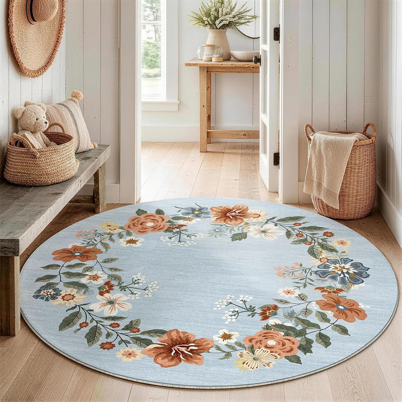 Rug Living Room Soft Washable Non Slip