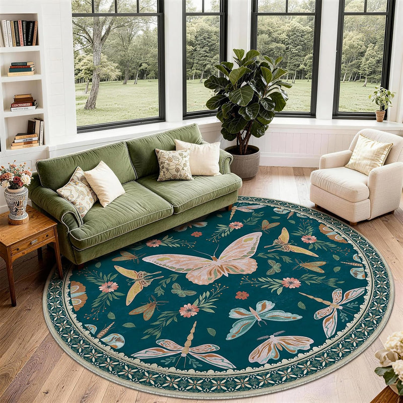 Rug Living Room Soft Washable Non Slip