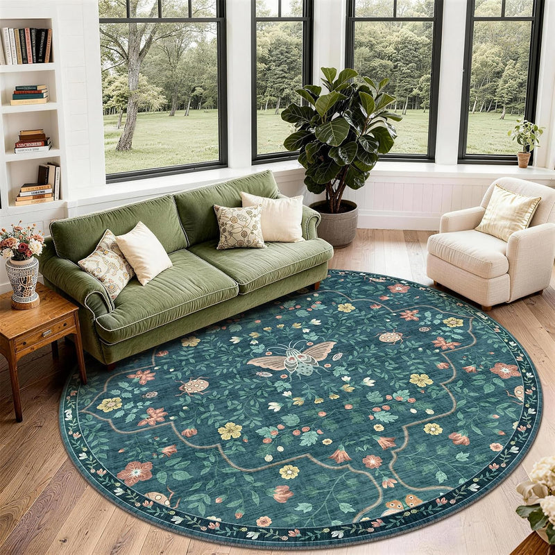 Rug Living Room Soft Washable Non Slip