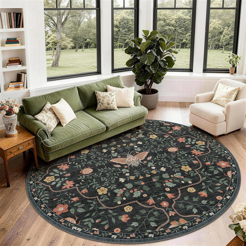Rug Living Room Soft Washable Non Slip