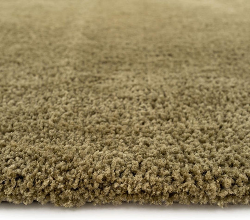 Sage Rug Plush Cotton-Backed Luxury Comfort Neutral Shaggy