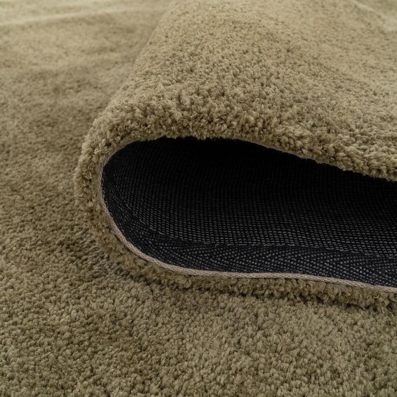 Sage Rug Plush Cotton-Backed Luxury Comfort Neutral Shaggy