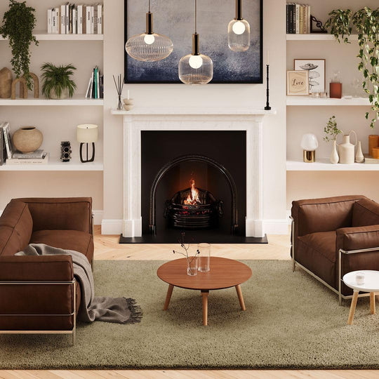 Sage Rug Plush Cotton-Backed Luxury Comfort Neutral Shaggy