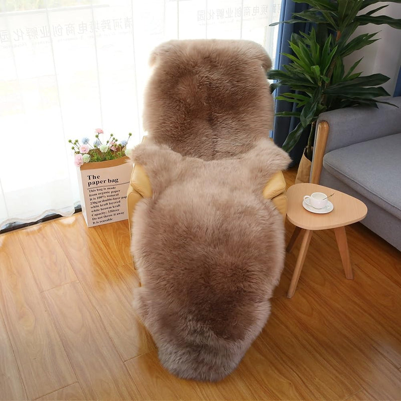 Rug Sheepskin Real Large Fur Fluffy Rugs