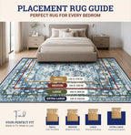 Rugs for Bedroom Living Room Extra Large