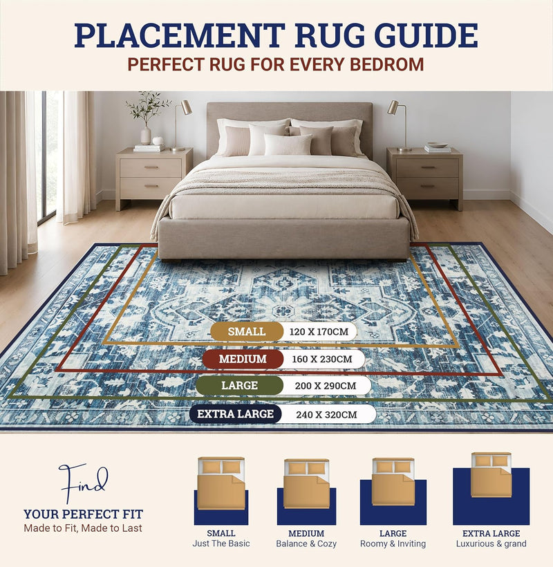 Rugs for Bedroom Living Room Extra Large