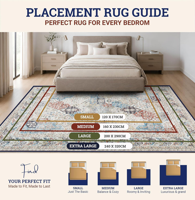 Rugs for Bedroom Living Room Extra Large