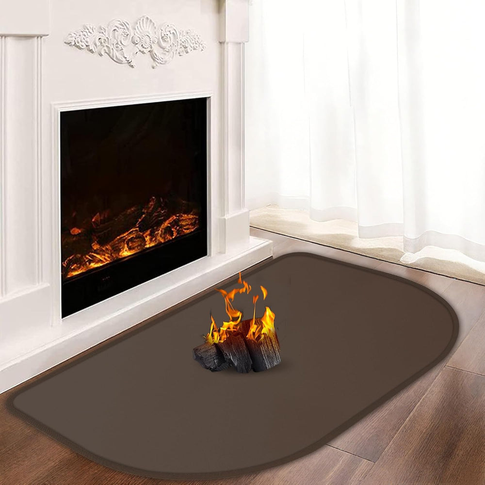 Rugs for Fireplaces Fire Resistant 60x40x0.1CM Fireproof