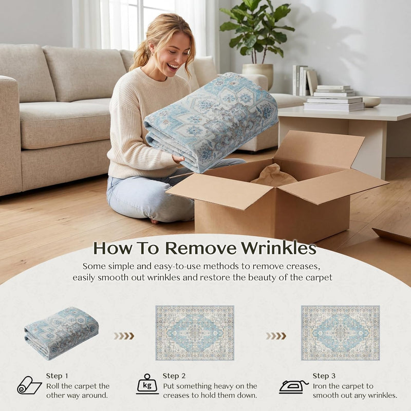 Rugs for Living Room Bedroom Extra Large