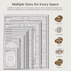 Rugs for Living Room Bedroom Extra Large