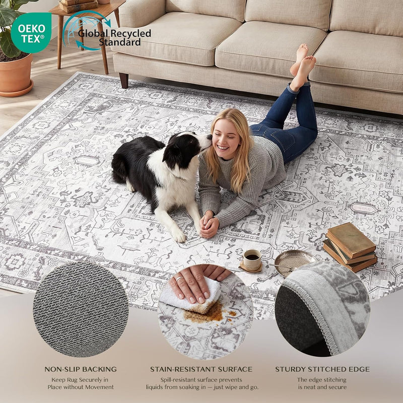 Rugs for Living Room Bedroom Extra Large