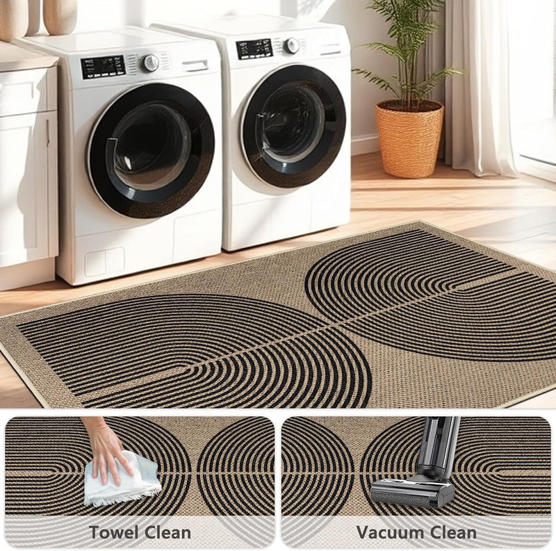 Rugs Living Room 160x230CM Non-Slip Washable Bedroom