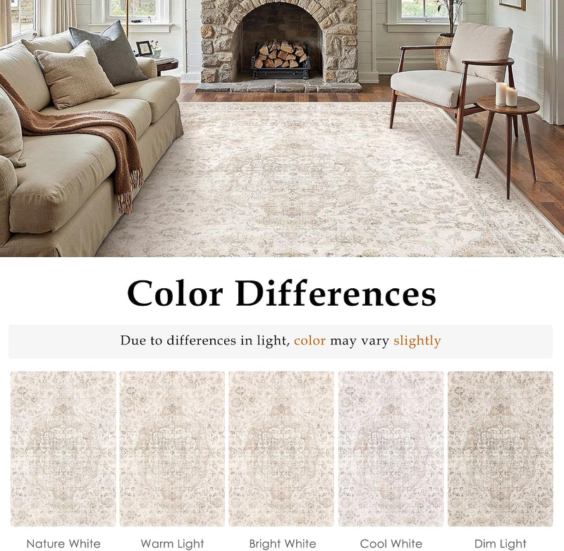 Rugs Living Room 240x300CM Large Machine Washable