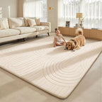 Rugs Living Room 3d Semicircular Pattern Area