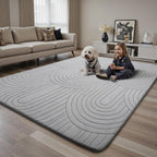 Rugs Living Room 3d Semicircular Pattern Area