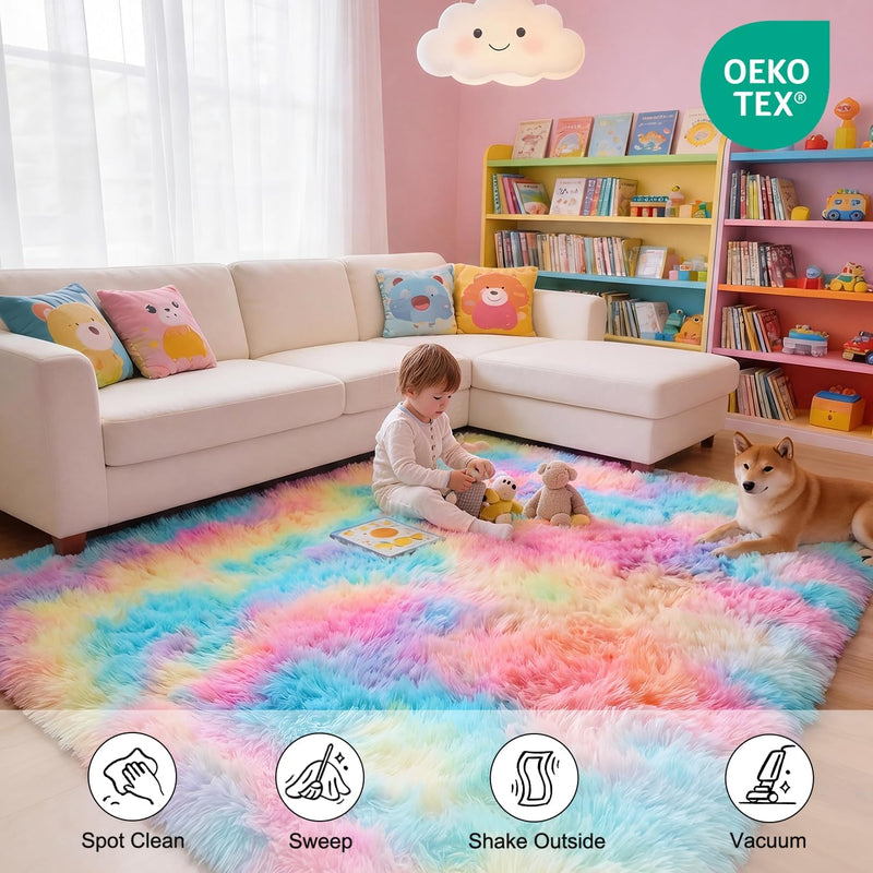 Rugs Living Room Anti Slip Carpet Machine