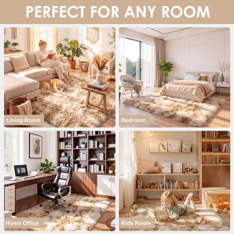 Rugs Living Room Anti Slip Carpet Machine