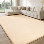 Rugs Living Room Area Faux Bunny Fuzzy