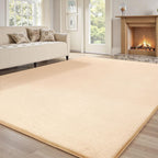 Rugs Living Room Area Faux Bunny Fuzzy