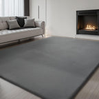Rugs Living Room Area Faux Bunny Fuzzy