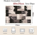 Rugs Living Room Area for Bedroom Anti-Slip