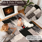 Rugs Living Room Area for Bedroom Anti-Slip