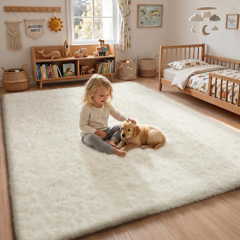 Large Rugs Living Room Shaggy for Bedroom