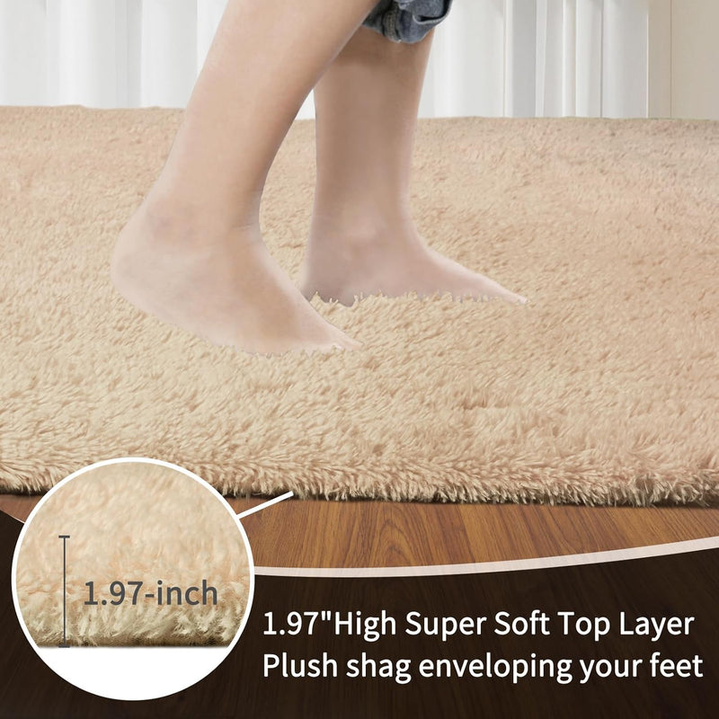 Large Rugs Living Room Shaggy for Bedroom