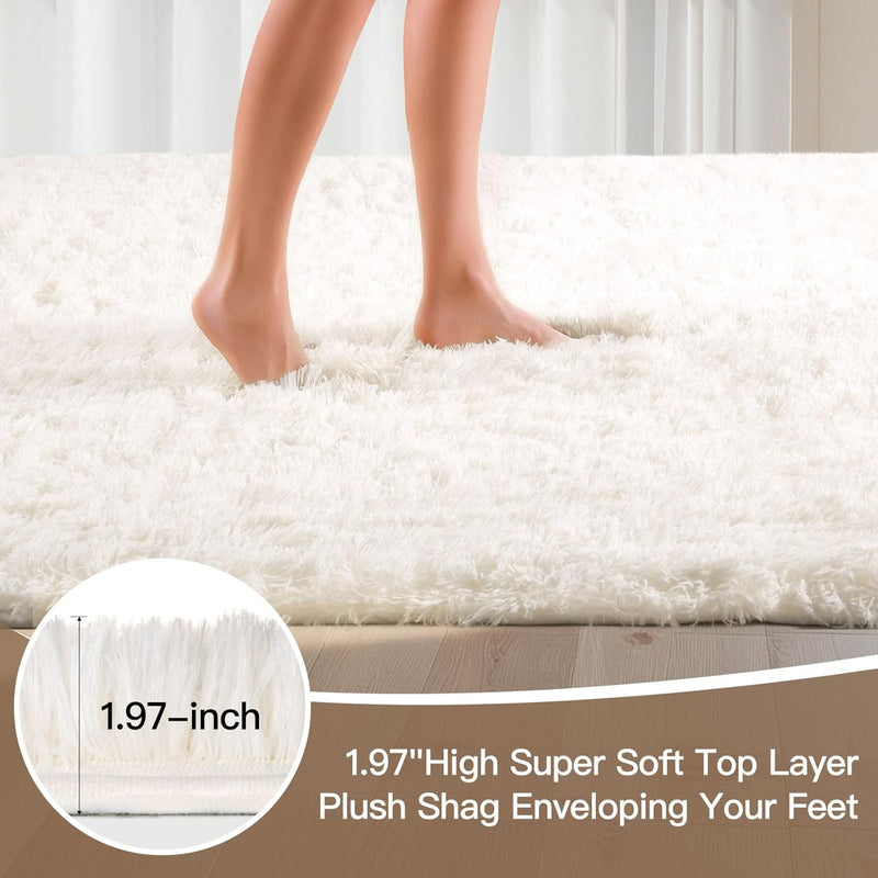 Large Rugs Living Room Shaggy for Bedroom