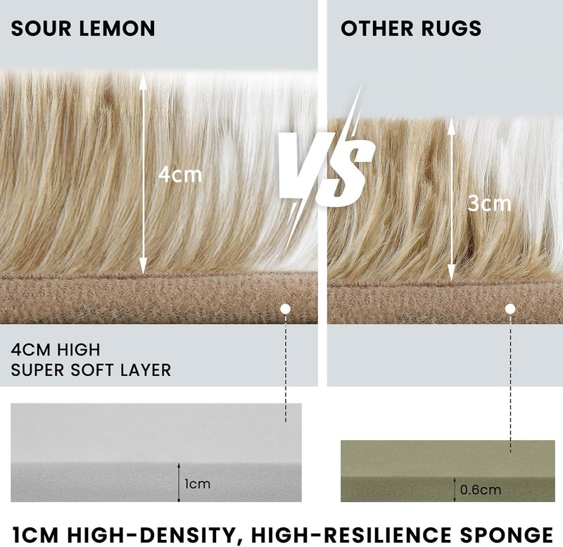 Large Rugs Living Room Shaggy for Bedroom