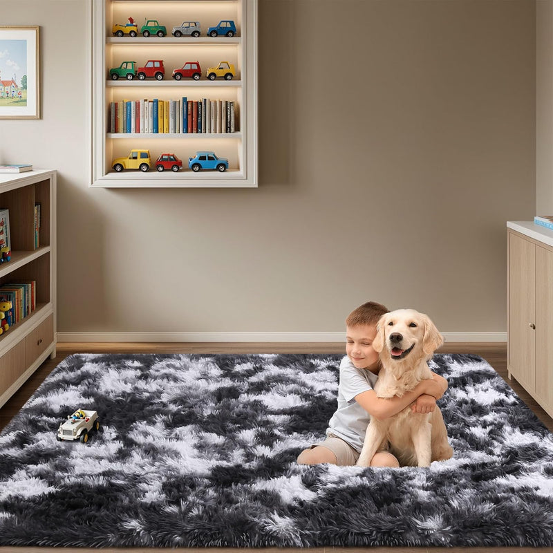 Large Rugs Living Room Shaggy for Bedroom