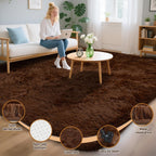 Rugs Living Room - Area for Bedroom Washable