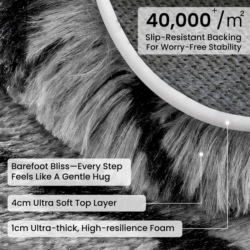 Large Rugs Living Room Shaggy for Bedroom