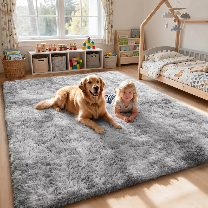 Large Rugs Living Room Shaggy for Bedroom