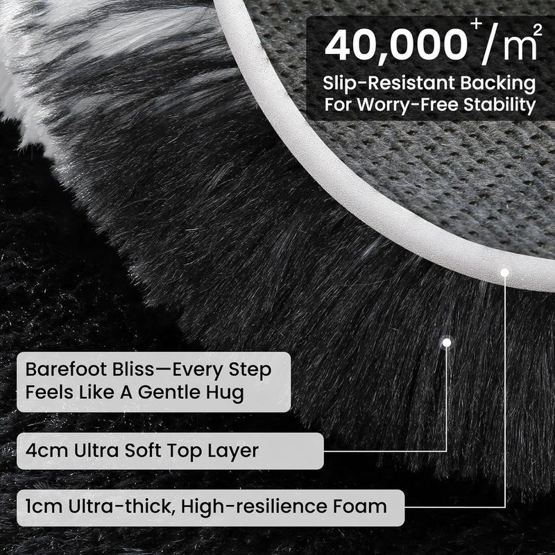 Large Rugs Living Room Shaggy for Bedroom