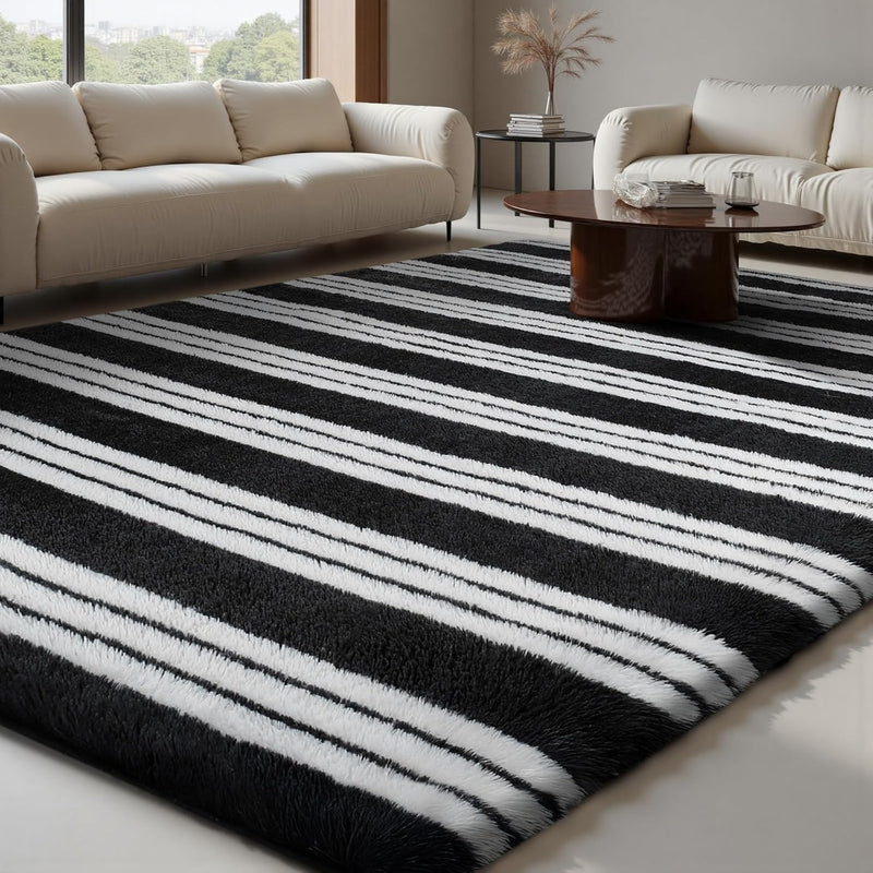Large Rugs Living Room Shaggy for Bedroom