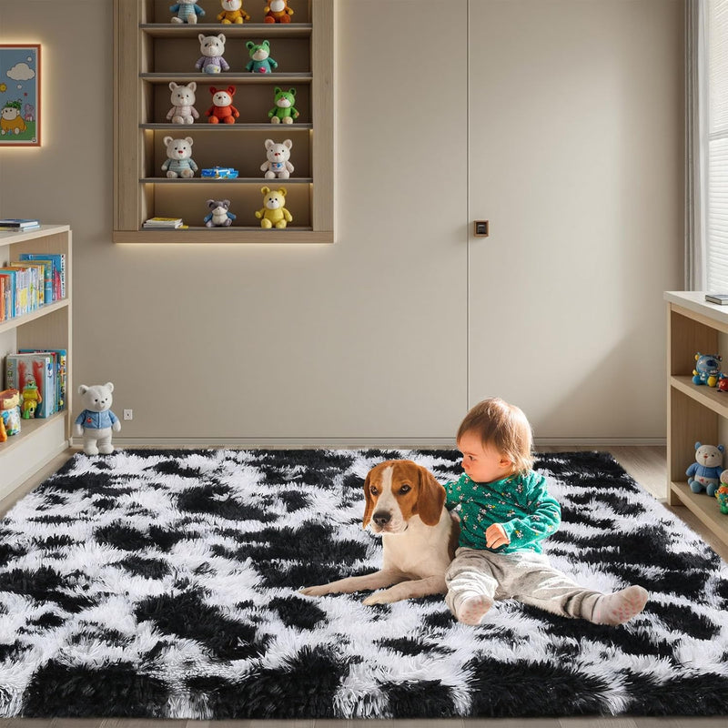 Large Rugs Living Room Shaggy for Bedroom
