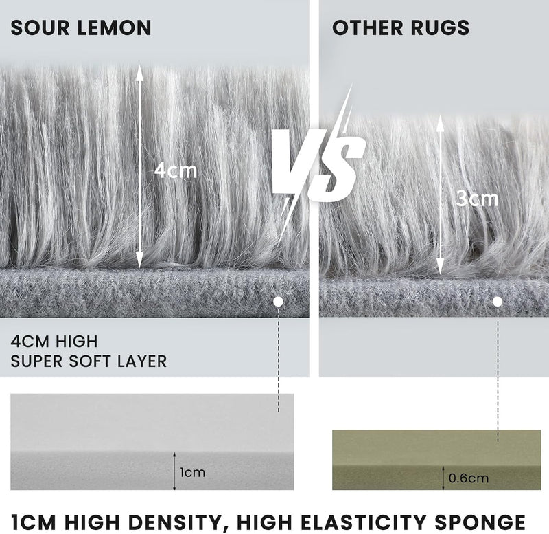 Large Rugs Living Room Shaggy for Bedroom