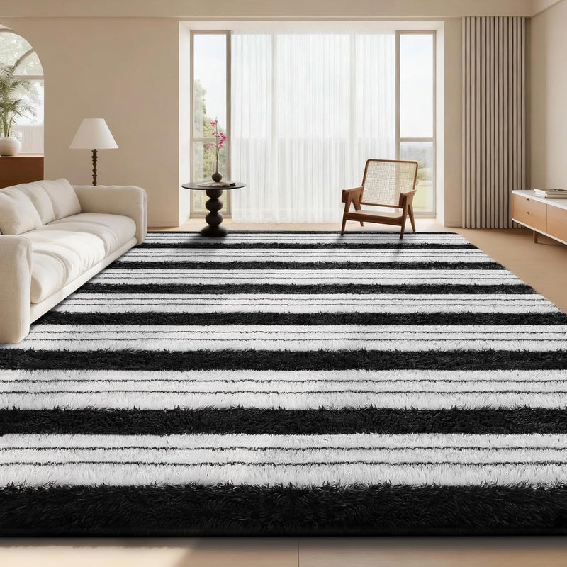 Large Rugs Living Room Shaggy for Bedroom