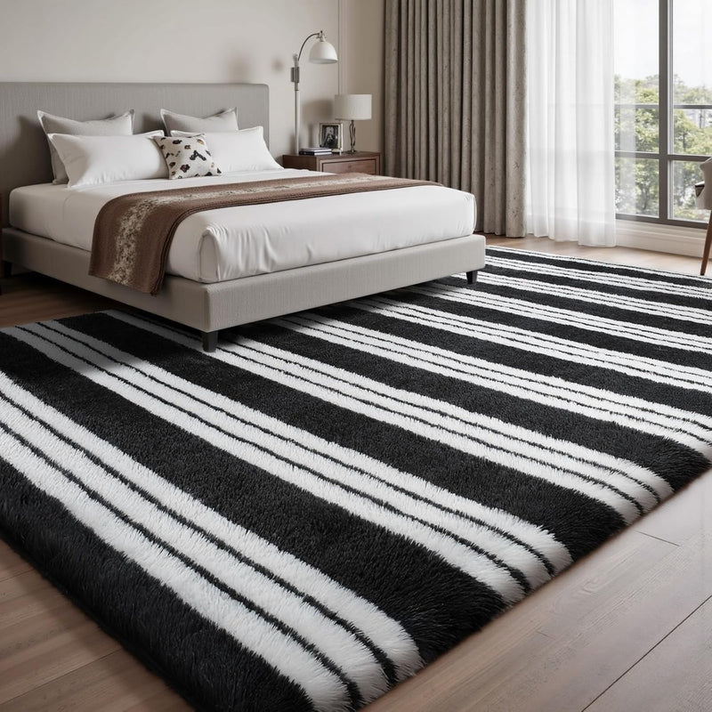 Large Rugs Living Room Shaggy for Bedroom